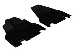 Honda Odyssey Floor Mats - Front - 3D MAXpider - Kagu Series - Black - `11-`17